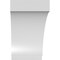 Ekena Millwork 3 1/2-in. W x 6-in. D x 6-in. H Imperial Architectural Grade PVC Knee Brace BRCP035X06X06IMP - alternate 2